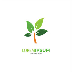 Nature creative symbol organic concept. Leaf icon, Corporate identity logotype, company graphic design