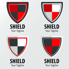 Simple Shield Logo Design Vector Set II