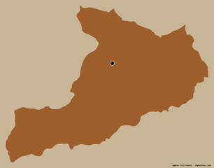 Baghlan, province of Afghanistan, on solid. Pattern