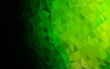Obraz premium Light Green vector abstract polygonal cover.