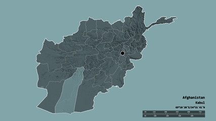 Location of Helmand, province of Afghanistan,. Administrative © Yarr65