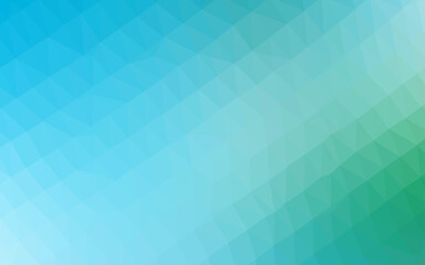 Light Blue, Green vector blurry triangle texture.