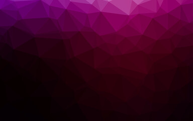 Fototapeta premium Dark Purple vector abstract mosaic background.