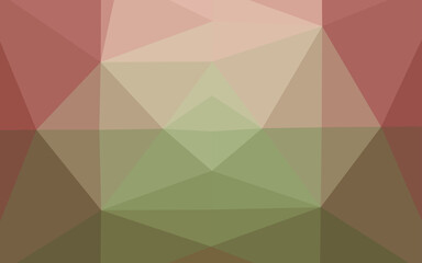 Light Green, Red vector blurry triangle pattern.