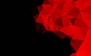 Light Red vector low poly layout.