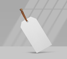 Clothes Label Tag mockup template