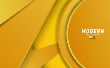 Obraz premium modern premium yellow shape background banner design