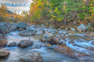 Autumn on the swift river