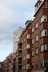 Fototapeta na wymiar Urban view in the town of Bilbao