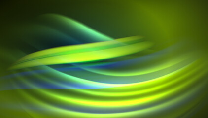 Creative fluid wave lines abstract background. Trendy abstract layout template for business or technology presentation, internet poster or web brochure cover, wallpaper