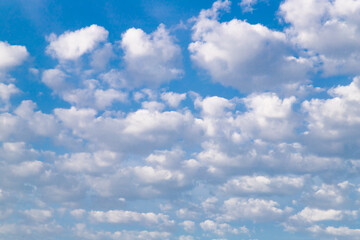 Obraz na płótnie Canvas Blue sky and white clouds.