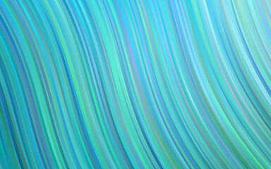 Light Blue, Green vector background with liquid shapes.