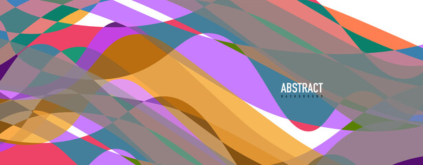 Fluid wave colorful abstract background. Dynamic colorful vibrant vector design