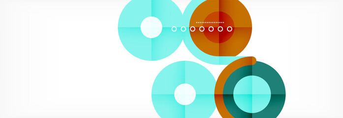 Circles and lines abstract background for covers, banners, flyers and posters and other templates