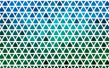 Light Blue, Green vector seamless pattern in polygonal style.
