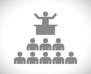 lecturer person icon