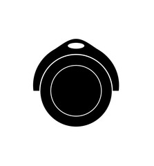 Monowheel icon. Electric vehicle unicycle simple vector illustration