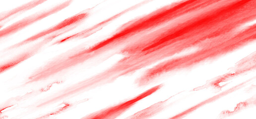 Abstract red watercolor brush stroke for textures background