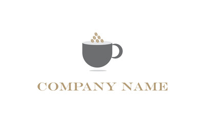Cup Coffee Vector Logo