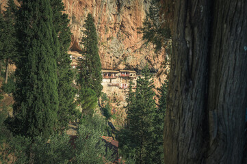 Moni Timiou Prodromou / Monastery of St John the Baptist in the mountains of Peloponnese, Greece