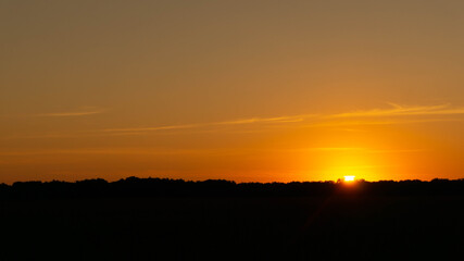 incredibly beautiful and always unique sunrise, summer