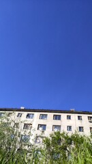 Fototapeta na wymiar clear blue sky without clouds
