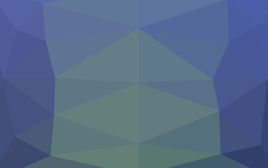 Fototapeta premium Light Blue, Green vector blurry triangle pattern.