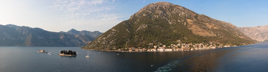 Fototapeta na wymiar The town of Perast, Bay of Kotor, Montenegro