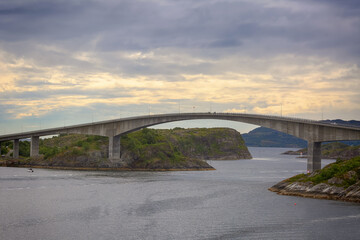 The bridge in Harsvik, Norway