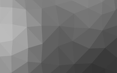 Fototapeta premium Light Silver, Gray vector polygon abstract background.