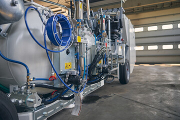 Close up of modern technic being in use