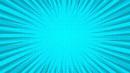 Obraz premium Colorful comic book background in pop art style