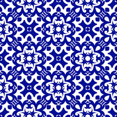 Decorative seamless pattern with geometric shapes. The ornament. Abstract texture designs can be used for backgrounds, motifs, textile, wallpapers, fabrics, gift wrapping, templates. Vector.