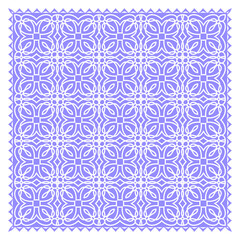 Decorative geometric pattern can be used for backgrounds, motifs, tile, shawl, handkerchief, scarf, fabrics, tile, templates. Vector.	
