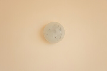 sconce round white hanging on the side light wall