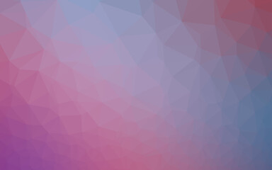 Light Blue, Red vector low poly texture.