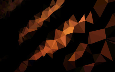 Dark Red vector blurry triangle texture.