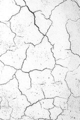 White cracked wall. Abstract background.