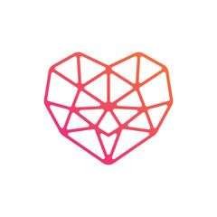 Love Heart Digital Illustration, Logo, Vector