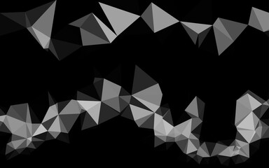 Obraz premium Light Silver, Gray vector polygonal pattern.