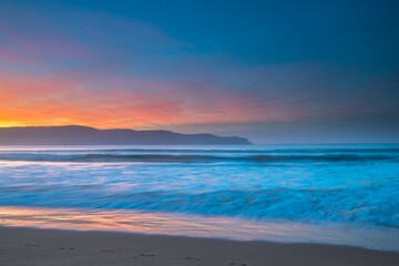 Fototapeta premium Light High Cloud Sunrise Seascape