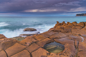 After the Rain Coastal Sunrise Seascape
