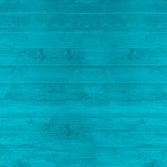 Abstract dark aquamarine turquoise concrete stone boards texture background square, trend color 2020
