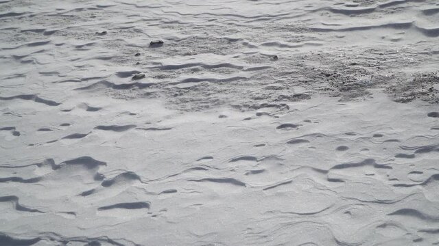 Drifting snow on antartica