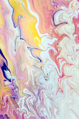 colorful marble texture fluid acrylic painting 