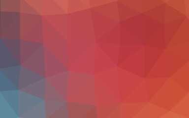 Light Blue, Red vector triangle mosaic texture.