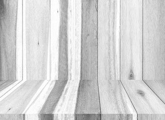 white wall and floor