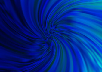 Dark BLUE vector pattern with bent ribbons.