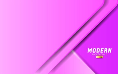 abstract pink shape background banner design.Overlap layers with paper effect.