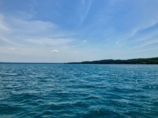 Obraz premium blue sky and sea in summer